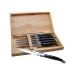 Miniature du produit Set de 6 couteaux laguiole de table en corne de buffle 0