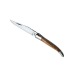 Couteau pliable en bois d'olivier 11 cm cadeau d’entreprise