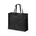 Sac shopping recyclé à soufflet, Sac shopping durable publicitaire