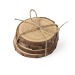 Set 4 sous-verre en bois cadeau d’entreprise