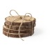 Set 4 sous-verre en bois, sous-verre et sous-bock publicitaire