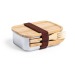 Lunchbox bambou et métal, Lunch box et boîte déjeuner publicitaire