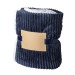 Couverture douce et chaude en polaire corail et sherpa 440g/m², Couverture ou plaid publicitaire