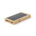 Power Bank en bambou, Batterie, powerbank ou chargeur solaire publicitaire