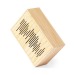 Haut-parleurs, Enceinte en bois ou bambou publicitaire