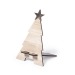 Support sapin en bois, décoration de sapin de Noël publicitaire