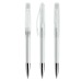 Prodir DS2PTC Transparent with Chrome Metal Nose-Cone cadeau d’entreprise