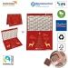 Calendrier de l'avent A5 Couverture version écologique cadeau d’entreprise