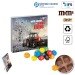 Calendrier de l'avent Mini avec des M M'S® Crispy- version écologique cadeau d’entreprise