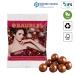 Boules croustillantes au chocolat en sachet papier cadeau d’entreprise