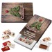 Calendrier de l'avent Coffret cadeau motif standard personnalisé avec des napolitains cadeau d’entreprise