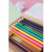 Set de crayons de couleur, carnet de notes - Paddy cadeau d’entreprise