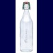 Bouteille en verre avec bouchon mécanique rétro 50cl, carafe publicitaire