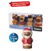 Petites figurines de Noël en chocolat mini Xmas crew cadeau d’entreprise