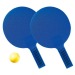 Kit de tennis avec balle en mousse, raquettes de plage ou beach tennis publicitaire