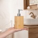Distributeur de savon Bamboo, 0,2 l, Coffret et accessoire de bain publicitaire
