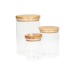 Miniature du produit Bocal en verre Bambou, 375 ml 2