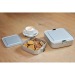 Boîte à déjeuner Quadrado, grand, réutilisable, Lunch box et boîte déjeuner publicitaire