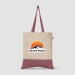 Quebec - Sac fourre-tout en coton recyclé bicolore 140 g/m² Sérigraphie, Tote bag publicitaire