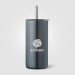 Gobelet Borealis en acier inoxydable recyclé avec paille - 475 ml Colour Jet cadeau d’entreprise