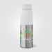 Bouteille Borealis à couvercle à torsion en acier inoxydable recyclé - 650 ml Colour Jet cadeau d’entreprise
