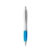 Stylo clip en métal et grip de couleur, stylo en plastique publicitaire