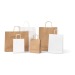 Sac en papier kraft 18 x 24 x 8cm, sac en papier publicitaire