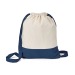 sac type sac-à-dos 100% coton, sac à dos léger à cordelettes publicitaire