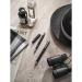 LEAH. Parure de stylo à bille et de roller en aluminium recyclé respectivement 53% et 94% recyclé avec clip cadeau d’entreprise