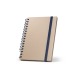 PROUST. Cahier A5 avec anneaux et papier de canne à sucre avec pages lignées, cahier publicitaire