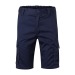 VL HEBE. Bermuda stretch, multipoches 240g/m², en coton 46%, EME 38% et polyester 16%, Short publicitaire