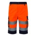 VL HADES. Bermuda bicolore multi-poches 210g/m², en coton 20% et polyester 80%, Short publicitaire