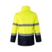 VL THEMIS. Parka bicolore 190g/m², en polyester 100%, avec enduction PU cadeau d’entreprise
