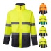 VL THEMIS LARGE. Parka bicolore 190g/m², en polyester 100%, avec finition PU cadeau d’entreprise