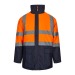 VL JUNO LARGE. Parka 4 en 1 bicolore 180g/m², en polyester 100% avec finition PU, Parka publicitaire