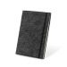 BALDWIN. Bloc-notes A5 avec couverture en feutrine recycléee 100% rPET et pages lignées, cahier publicitaire