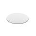 BLAIR ROUND. Tapis de souris rond avec base en caoutchouc, tapis de souris  publicitaire