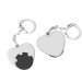 Porte-clés jeton 1€ coeur cadeau d’entreprise