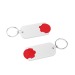 Porte-clés jeton 1€ Alpha cadeau d’entreprise