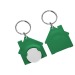 Porte-clés jeton 1€ Maison, jeton publicitaire