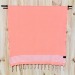 Fouta nid d'abeille rayée 100x200cm cadeau d’entreprise