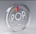 Trophée rond à bord droit cadeau d’entreprise
