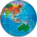 Balle anti-stress globe terrestre cadeau d’entreprise