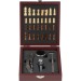Set à vin dans un coffret bois, set à vin publicitaire