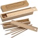 Coffret en bois avec 8 crayons de couleurs cadeau d’entreprise