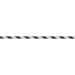 Lot de 100 pailles en papier, paille publicitaire