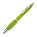 Stylo transparent avec clip en métal argenté cadeau d’entreprise