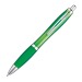 Stylo transparent avec clip en métal argenté cadeau d’entreprise