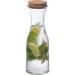 Carafe en verre avec couvercle en liège 1.000ml cadeau d’entreprise