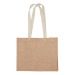 Sac en jute avec anses plates en coton cadeau d’entreprise